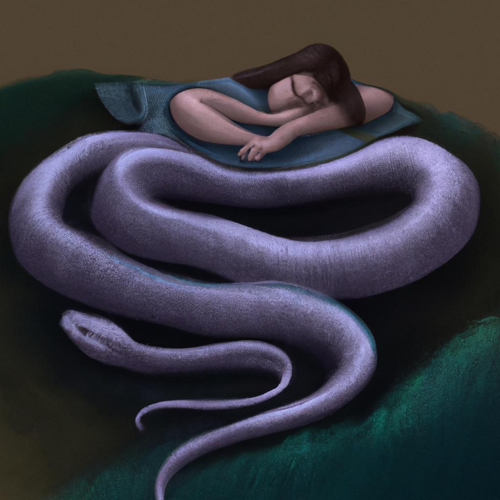 sonhar com cobra grande enrolada3