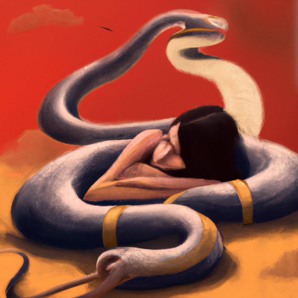 sonhar com cobra grande enrolada4