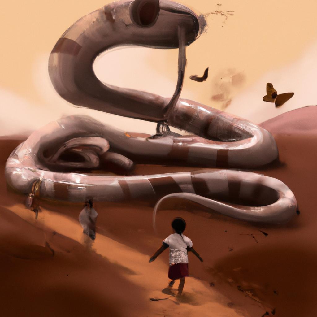 Imagem de capa do post Descubra o Significado do Sonho com Cobra Marrom! com um desenho digital