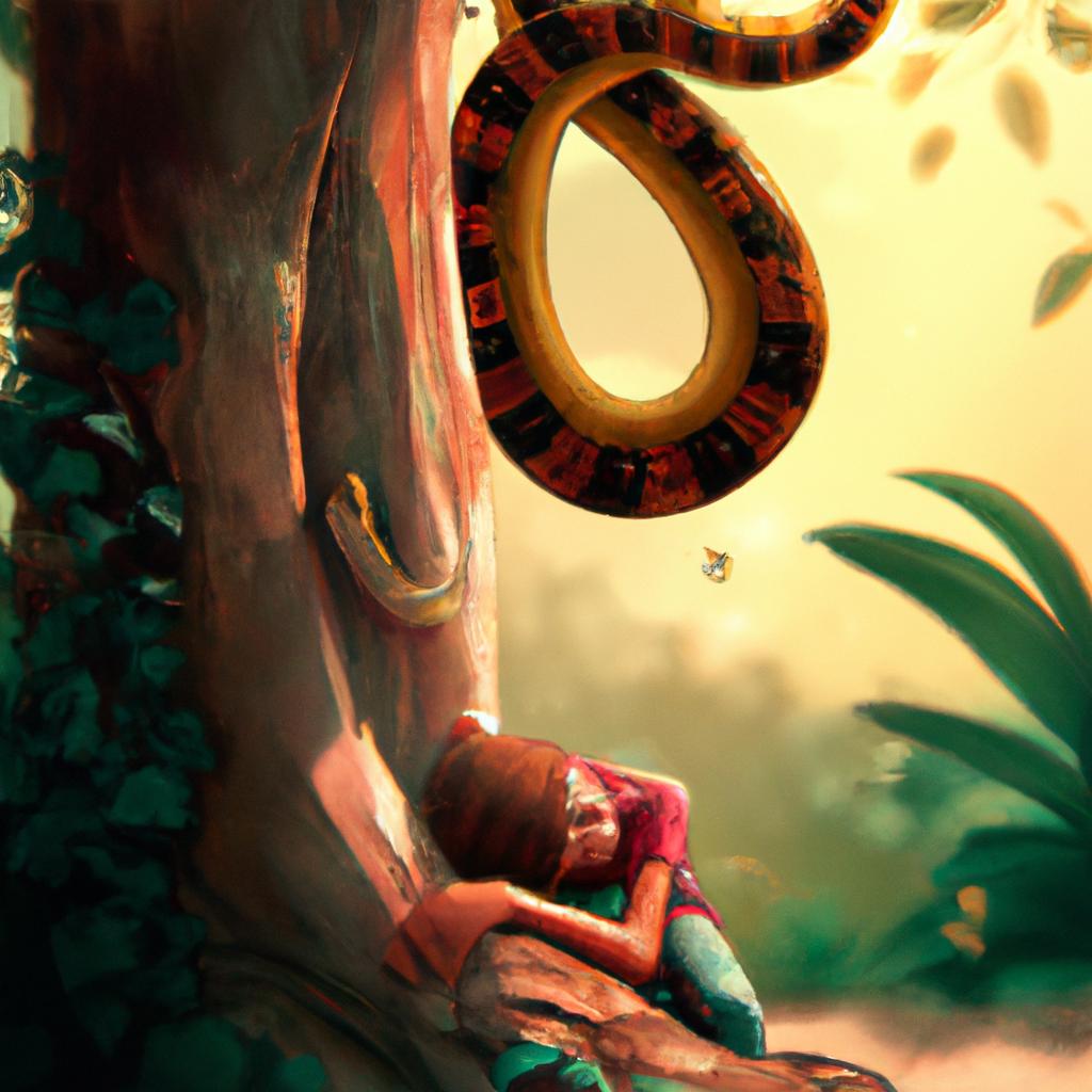 sonhar com cobra na arvore3