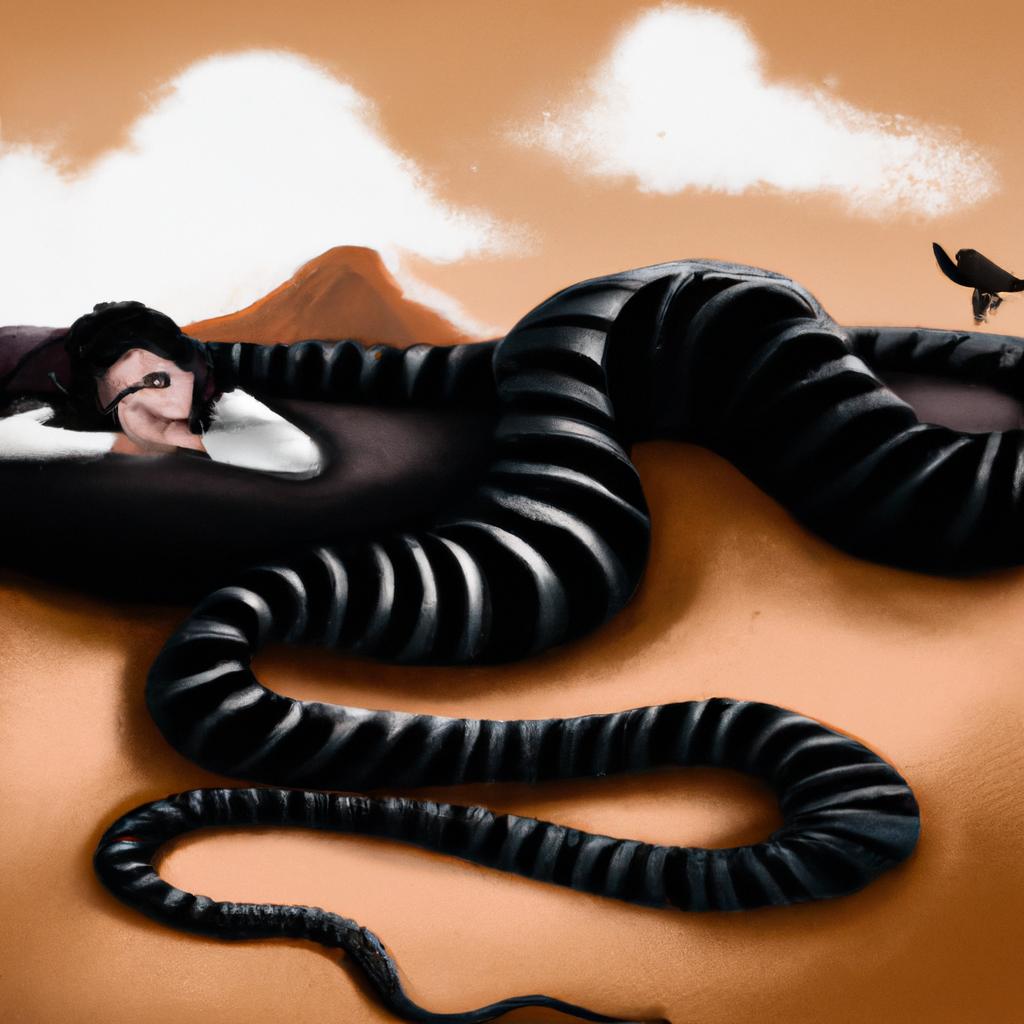sonhar com cobra preta e grande2