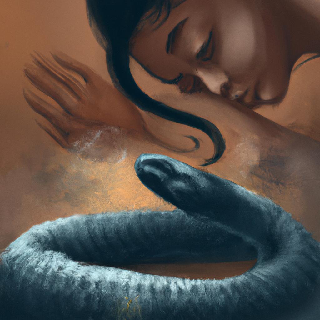 Imagem de capa do post "Cobra Preta: o Livro dos Sonhos Revelado"! com um desenho digital