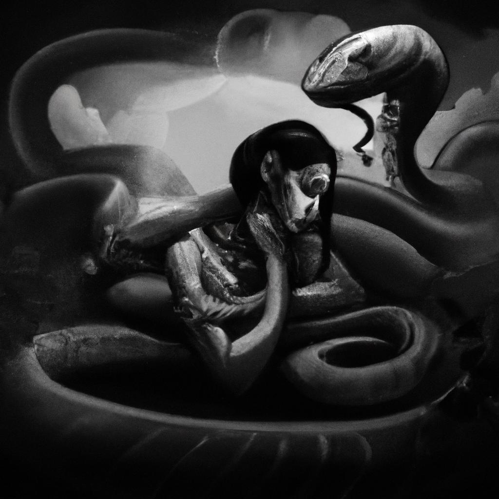 sonhar com cobra preto e branco2