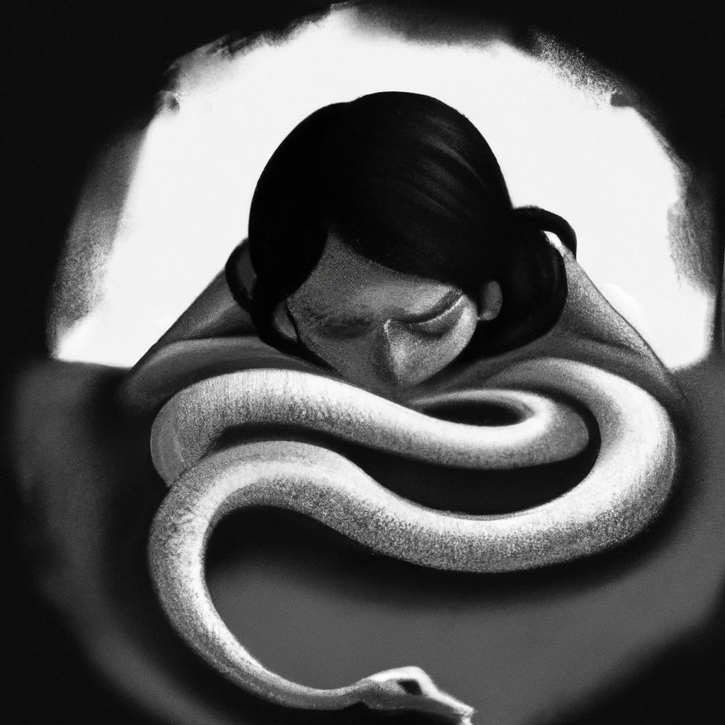 sonhar com cobra preto e branco3