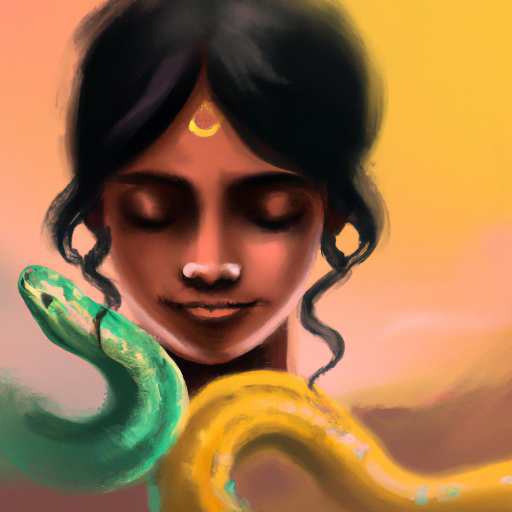 Imagem de capa do post Descubra o que Significa Sonhar com Cobras Pequenas e Coloridas! com um desenho digital