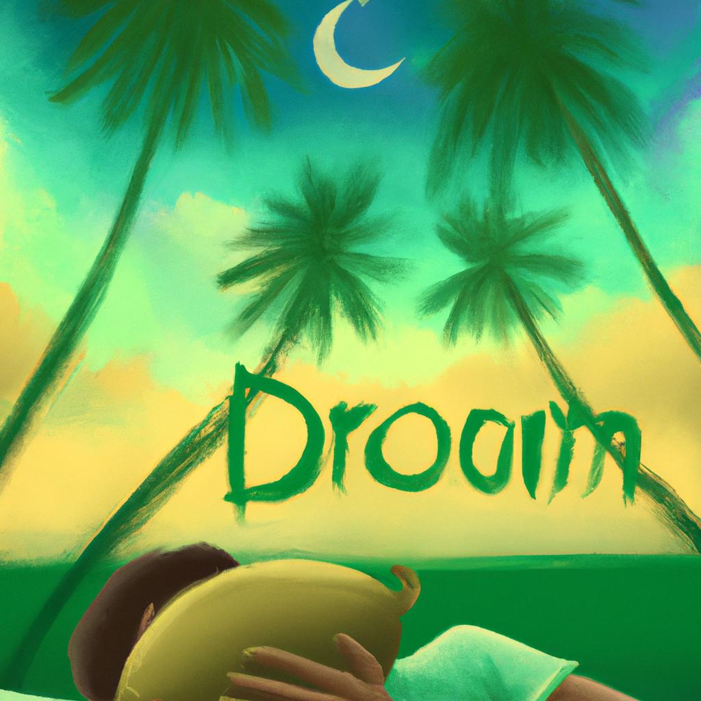 Imagem de capa do post "Descubra o Significado Por Trás de Sonhar com Coco Verde!" com um desenho digital
