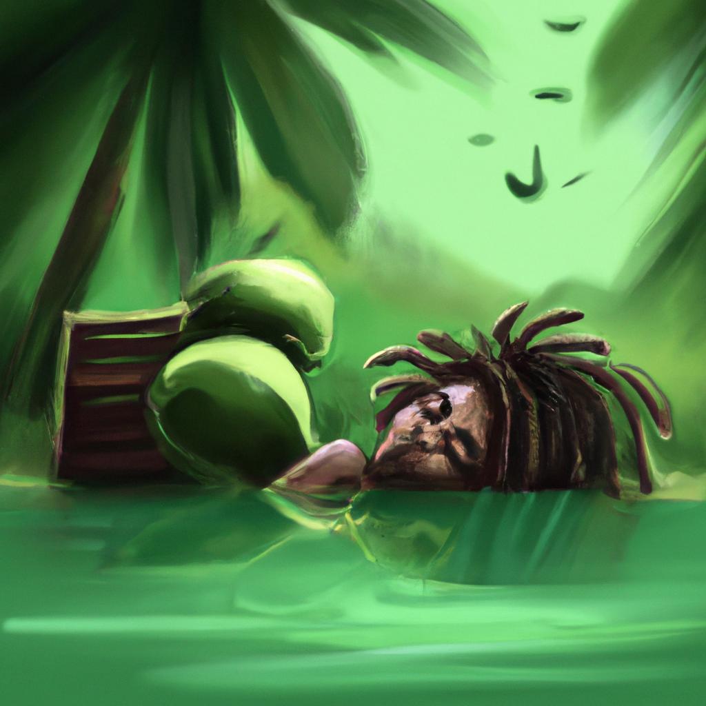 Imagem de capa do post "Descubra o Significado por Trás do Sonho com Coco Verde!" com um desenho digital