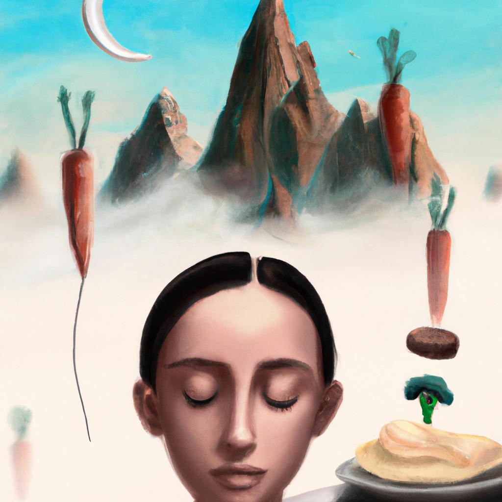 Imagem de capa do post Sonhar com Comidas: Descubra o Significado! com um desenho digital