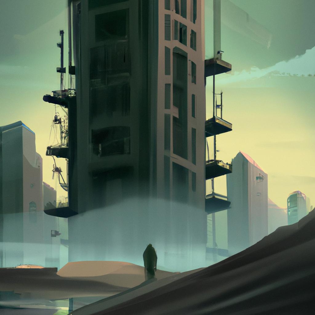 Imagem de capa do post "Descubra o Que Significa Sonhar com Construção de Prédio!" com um desenho digital