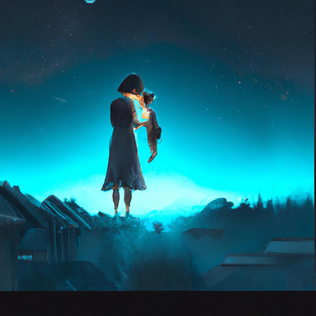 Imagem de capa do post "Descubra o Significado de Sonhar com Criança Adotada!" com um desenho digital