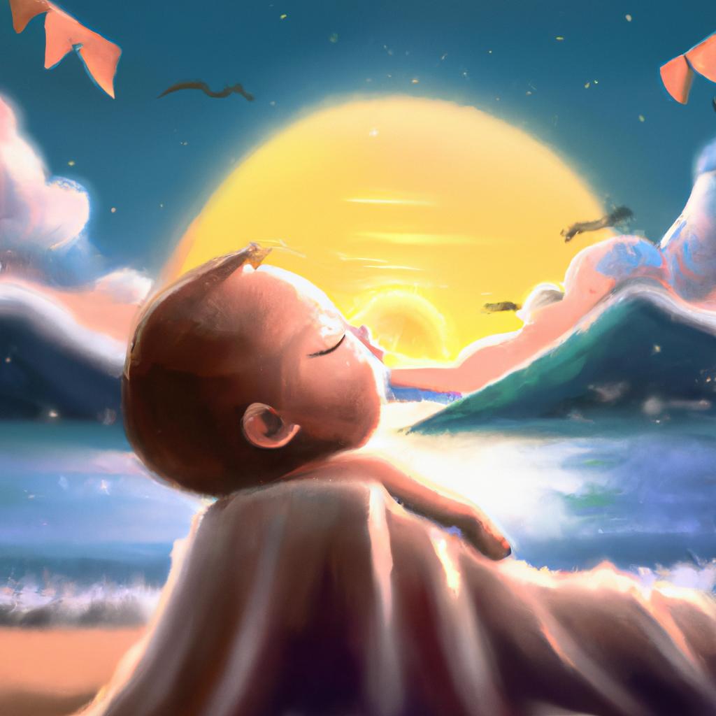 Imagem de capa do post "Descubra o Significado de Sonhar com Bebês Crianças!" com um desenho digital