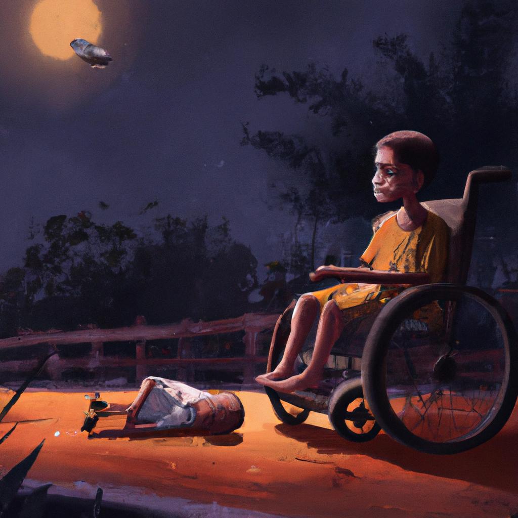 Imagem de capa do post "Descubra o Significado de Sonhar com Criança Deficiente!" com um desenho digital