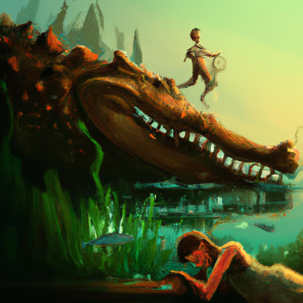 sonhar com crocodilo atacando2