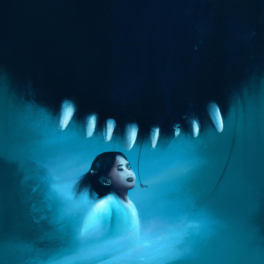 Imagem de capa do post "Descubra o Significado de Sonhar com Dentes Caindo e o Porquê!" com um desenho digital