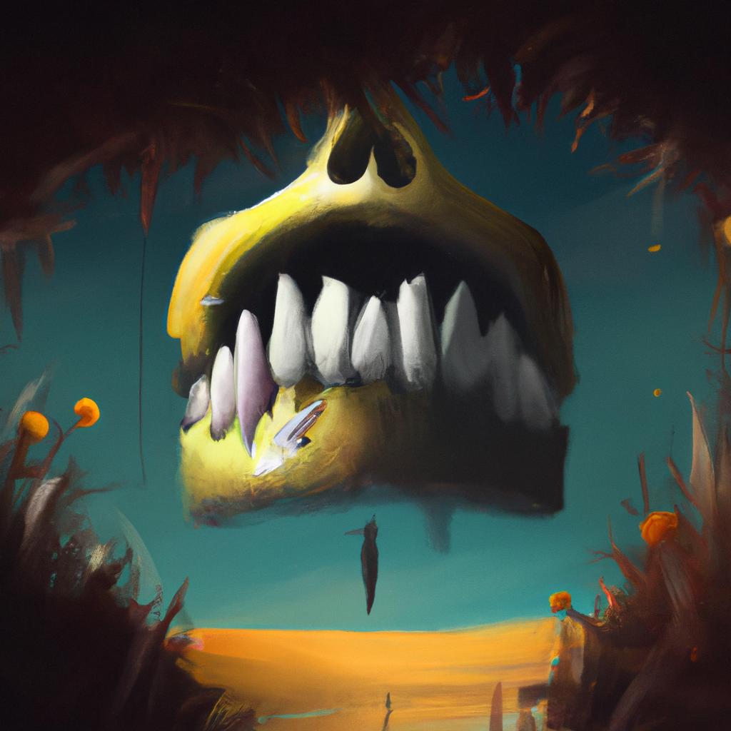 Imagem de capa do post Descubra o Significado de Sonhar com Dente Estourando na Boca! com um desenho digital