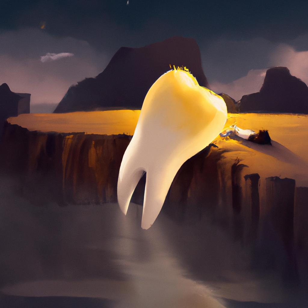 Imagem de capa do post "Sonhar com Dente Caido: O Que Significa e Porque Acontece?" com um desenho digital