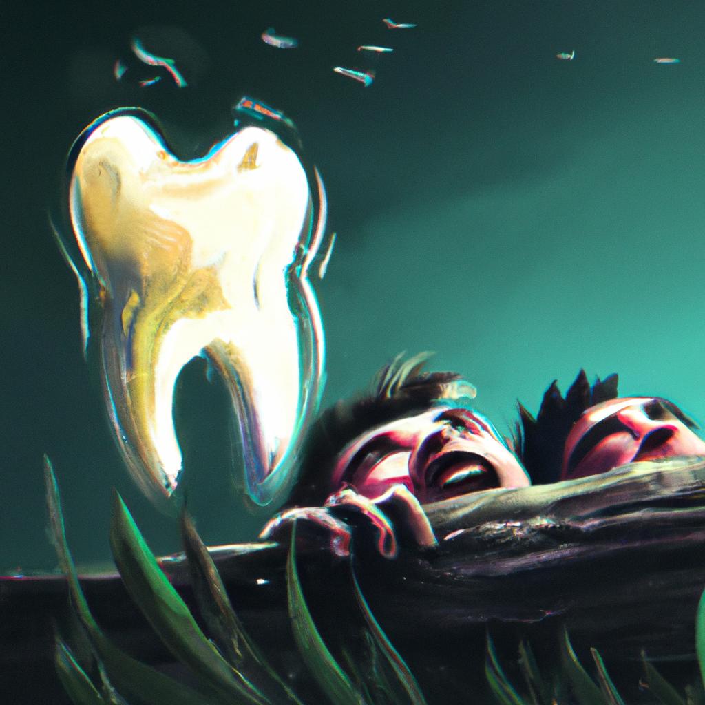 Imagem de capa do post Descubra o que Significa Sonhar com Dentes Podres a Cair! com um desenho digital