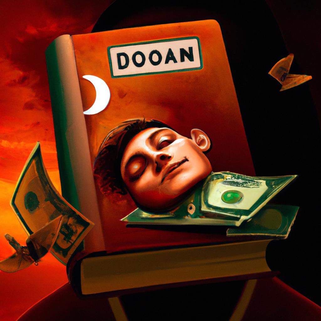 Imagem de capa do post "Descubra o Que Significa Sonhar com Dinheiro no Livro do Sonho!" com um desenho digital