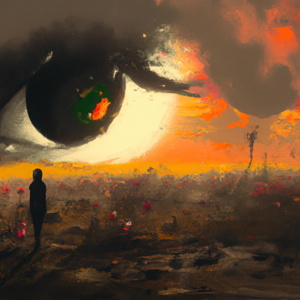 Imagem de capa do post Descubra o Significado de Sonhar com Doença nos Olhos! com um desenho digital
