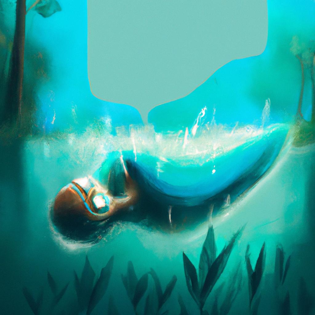 Imagem de capa do post "Descubra o Significado de Sonhar com Enxurrada de Água Barrenta!" com um desenho digital