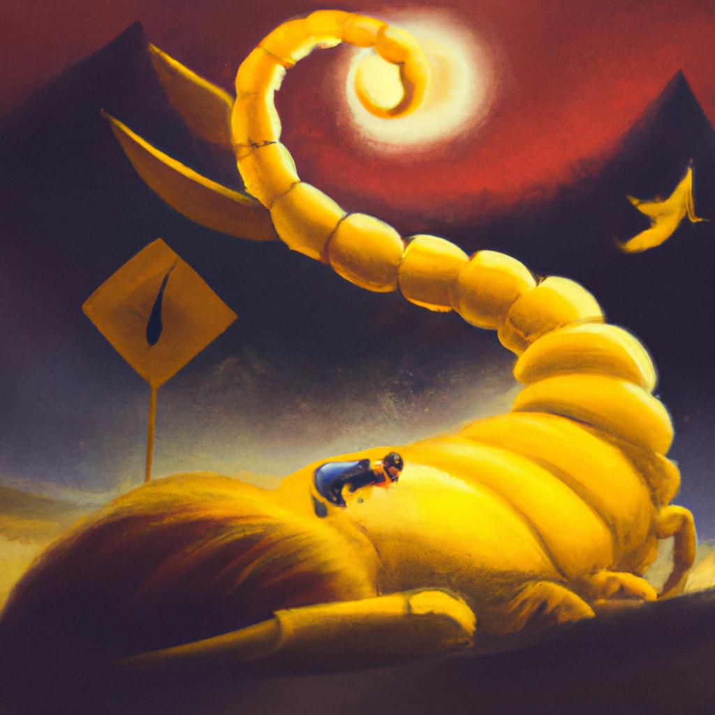 sonhar com escorpiao amarelo me picando2