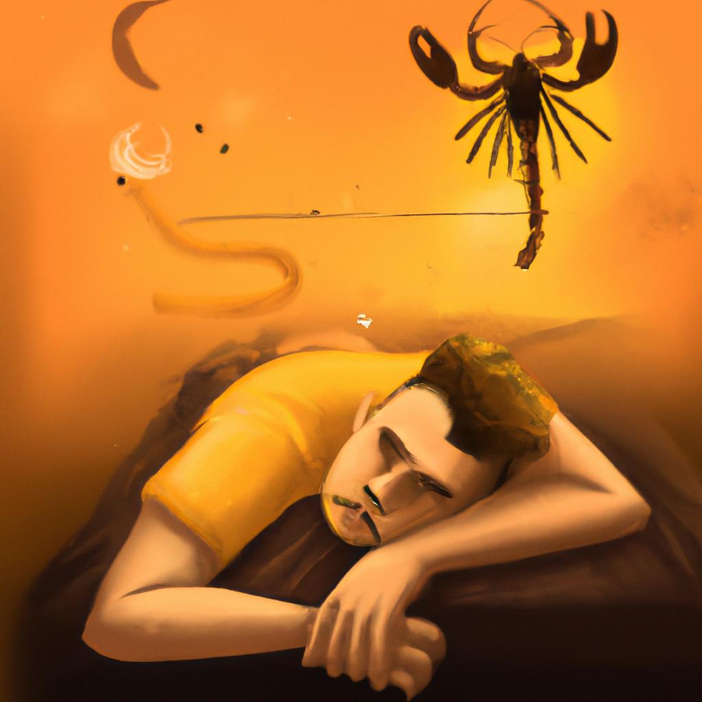 sonhar com escorpiao amarelo me picando3