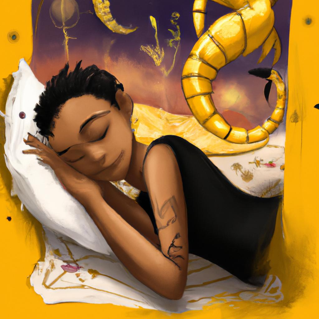 sonhar com escorpiao preto e amarelo3