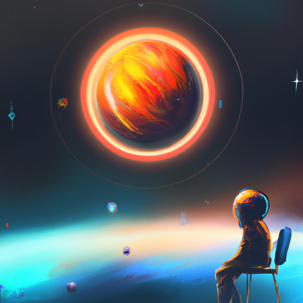 Imagem de capa do post Sonhar com Espaço: Descubra o Que Significa! com um desenho digital