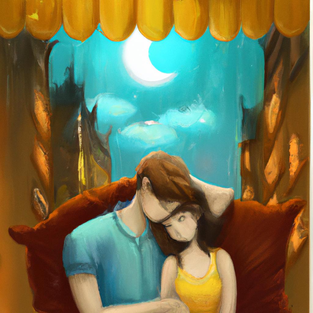 Imagem de capa do post "Sonhar com Esposo: Descubra o Significado do Seu Sonho!" com um desenho digital