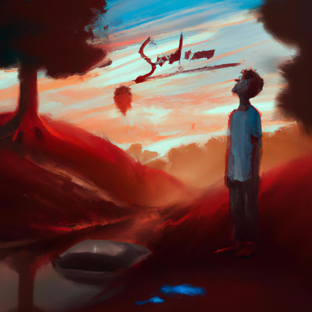 Imagem de capa do post "Descubra o Significado de Sonhar com Faca Suja de Sangue!" com um desenho digital