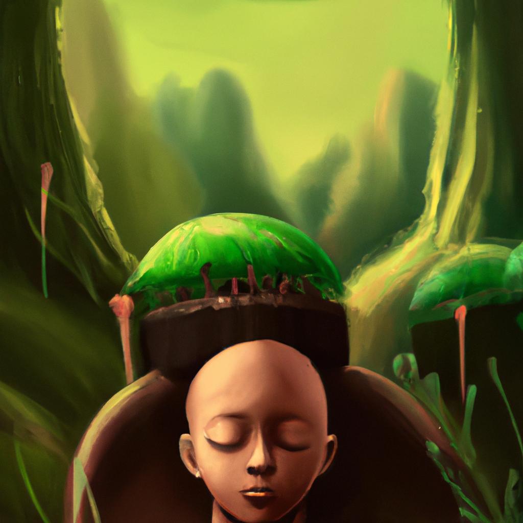 Imagem de capa do post "Sonhar com Fazes Verdes: O Que Significa Esse Sonho?" com um desenho digital