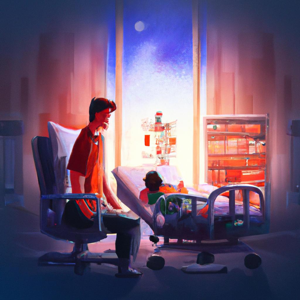 Imagem de capa do post "Descubra o que significa Sonhar com Filho Internado no Hospital". com um desenho digital