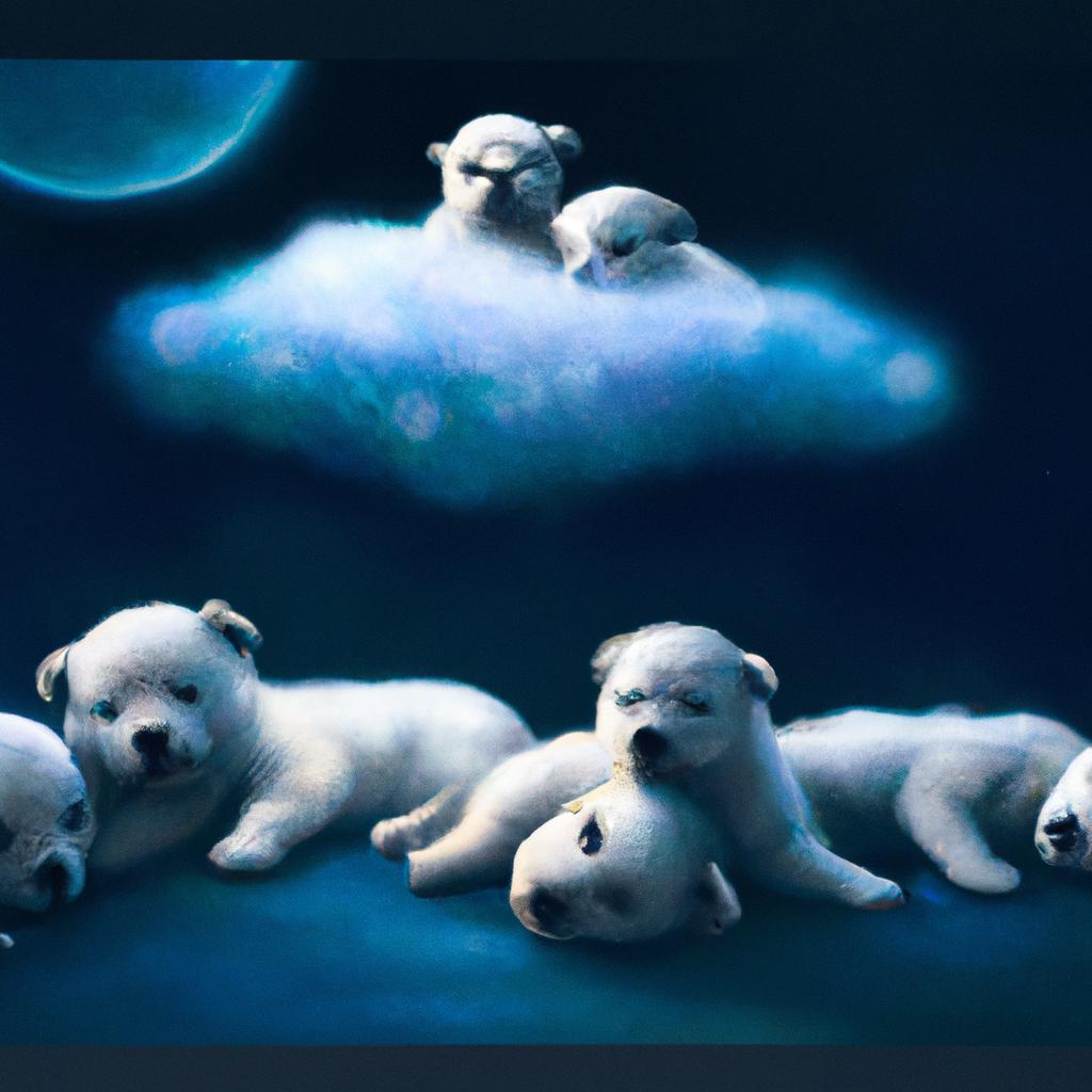 sonhar com filhotes de cachorro branco3