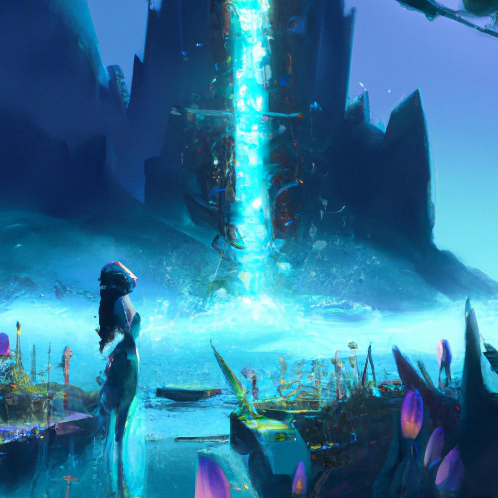 Imagem de capa do post "Sonhar com Fonte de Água: Descubra o Significado Oculto!" com um desenho digital