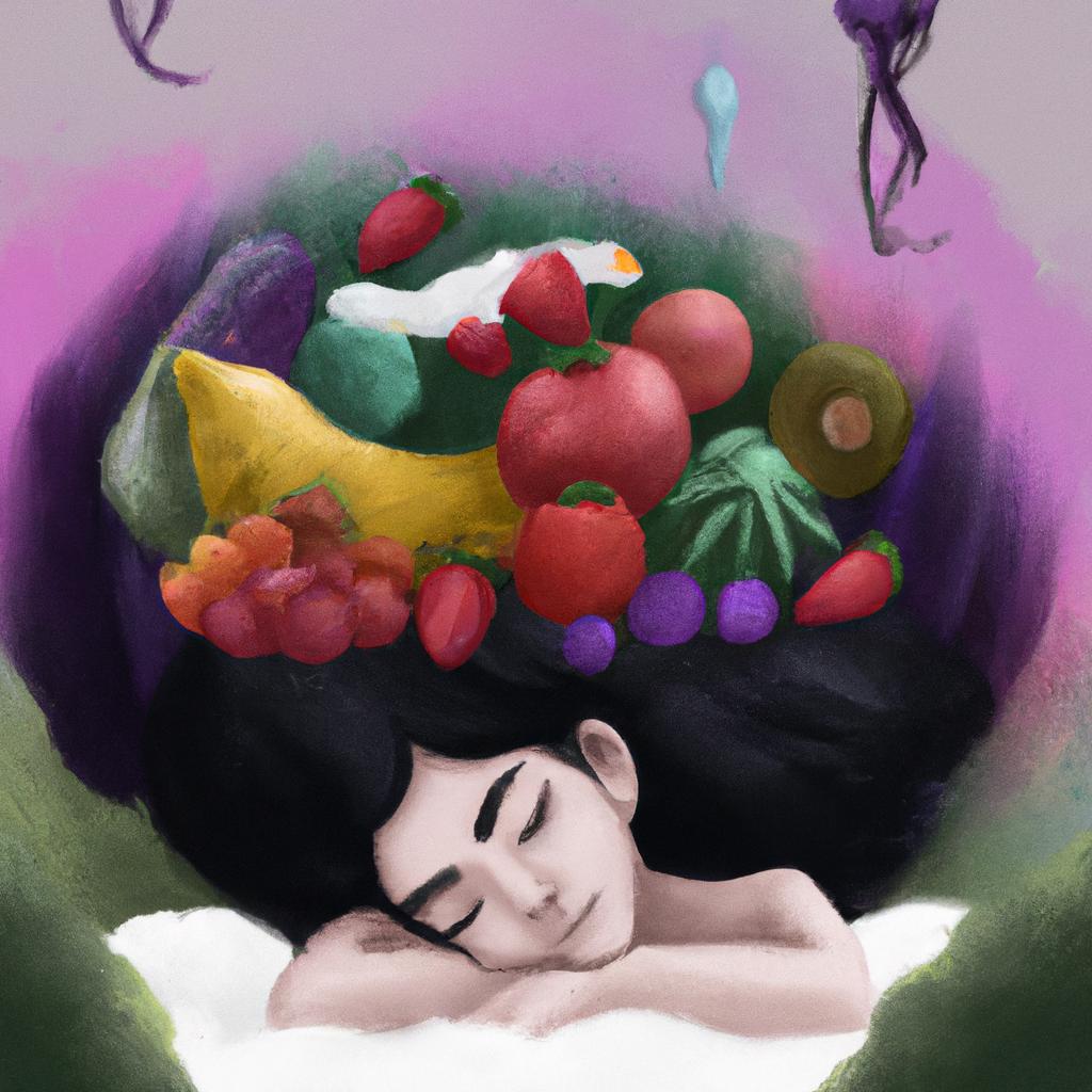 Imagem de capa do post "Sonhar com Frutas Variadas: Descubra o Significado!" com um desenho digital
