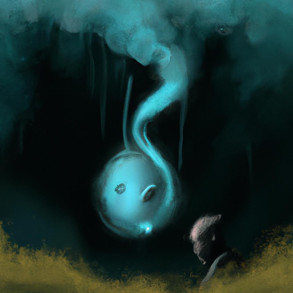 Imagem de capa do post "Descubra o Significado de Sonhar com Fumaça Escura!" com um desenho digital