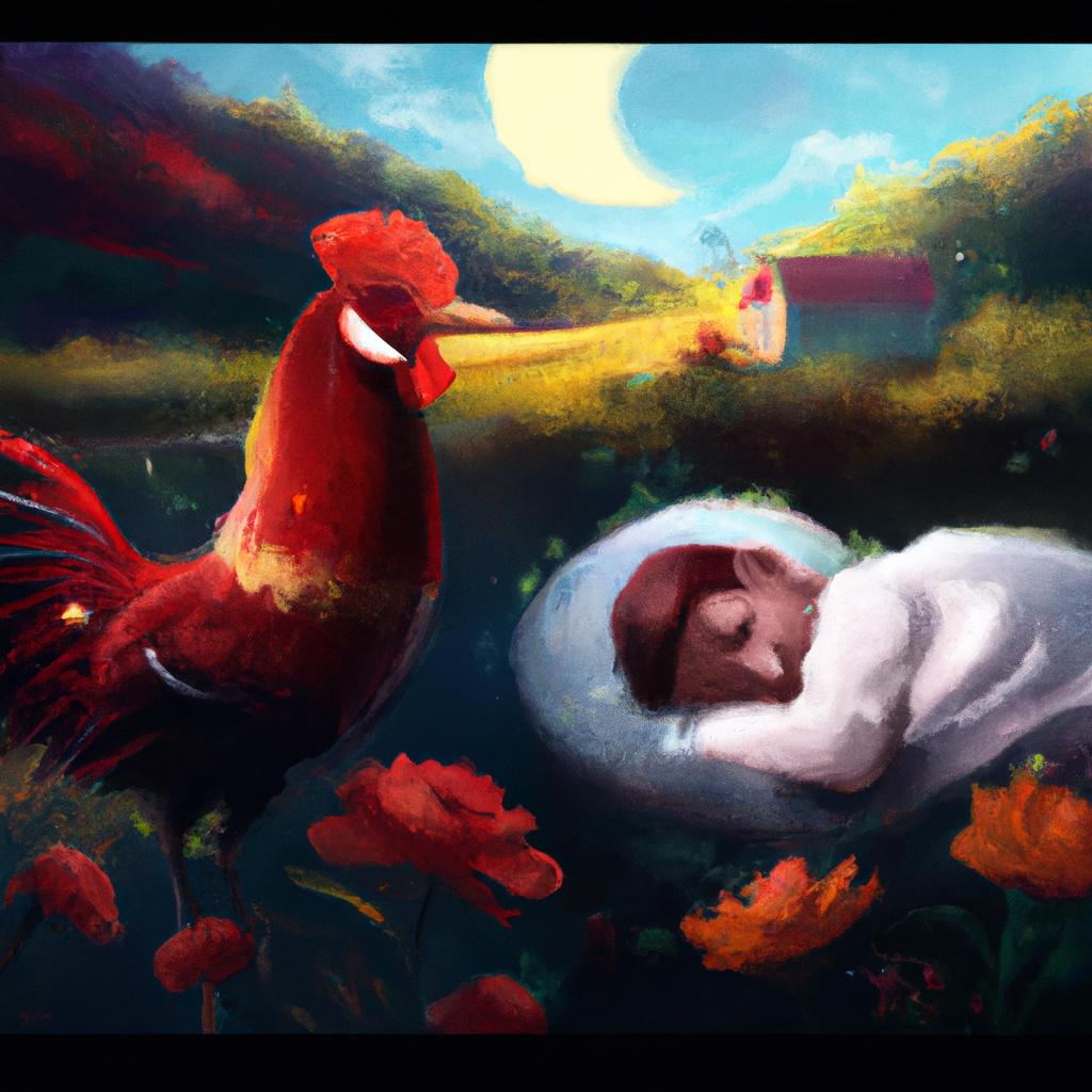 sonhar com galo vermelho2