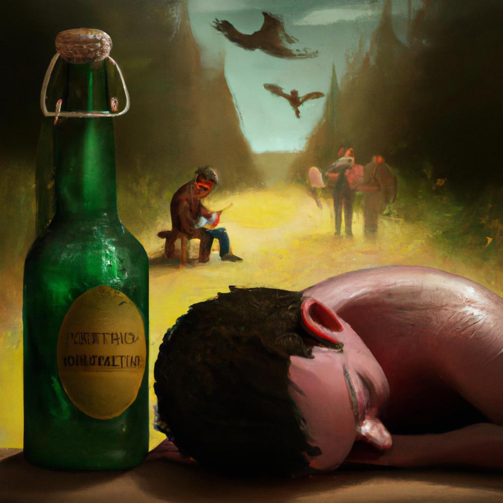 Imagem de capa do post Sonhar com Garrafa de Cerveja Jogo do Bicho: Conheça o Significado! com um desenho digital