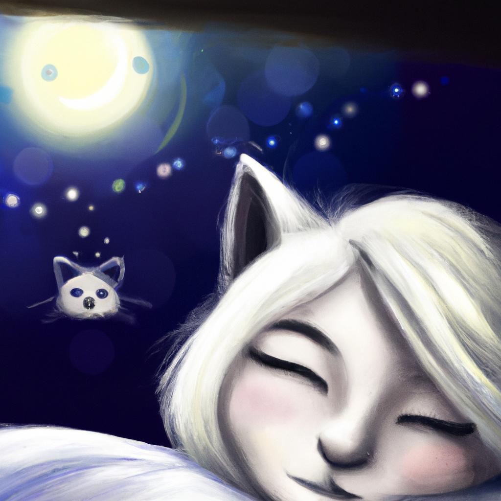 Imagem de capa do post "Revelado: O Significado Por Trás do Sonhar Com Gata Branca" com um desenho digital