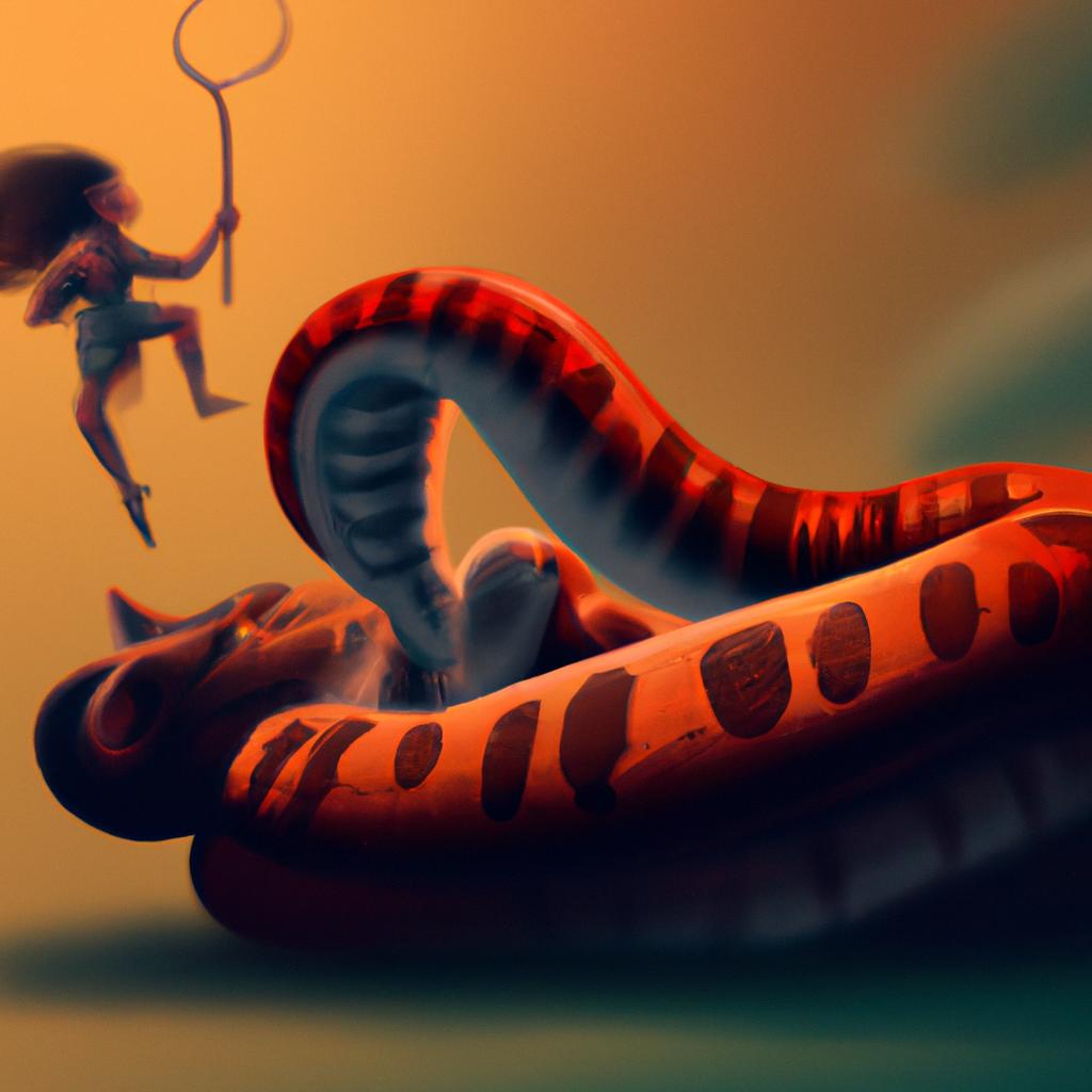 sonhar com gato atacando cobra2