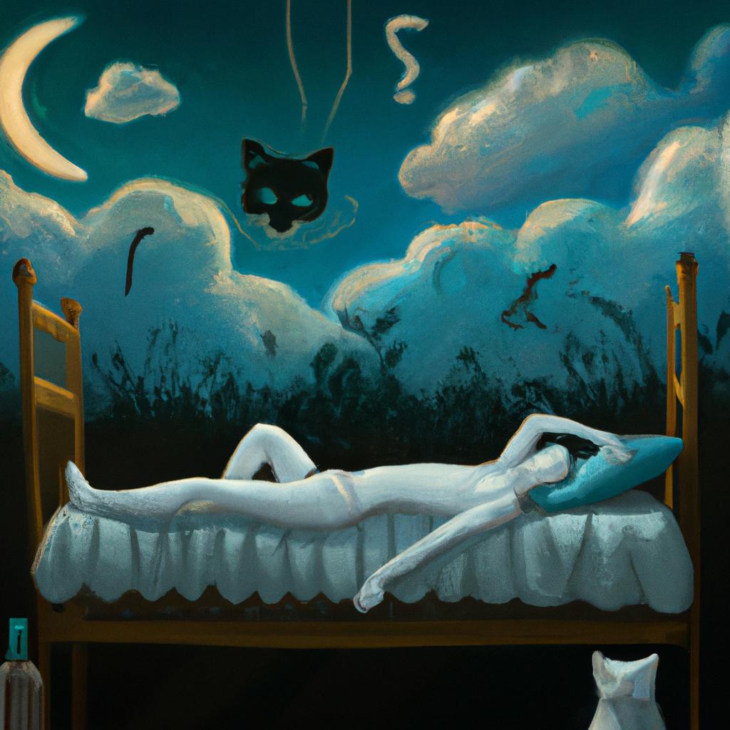 Imagem de capa do post "Descubra o Significado de Sonhar com Gato Branco Morto!" com um desenho digital