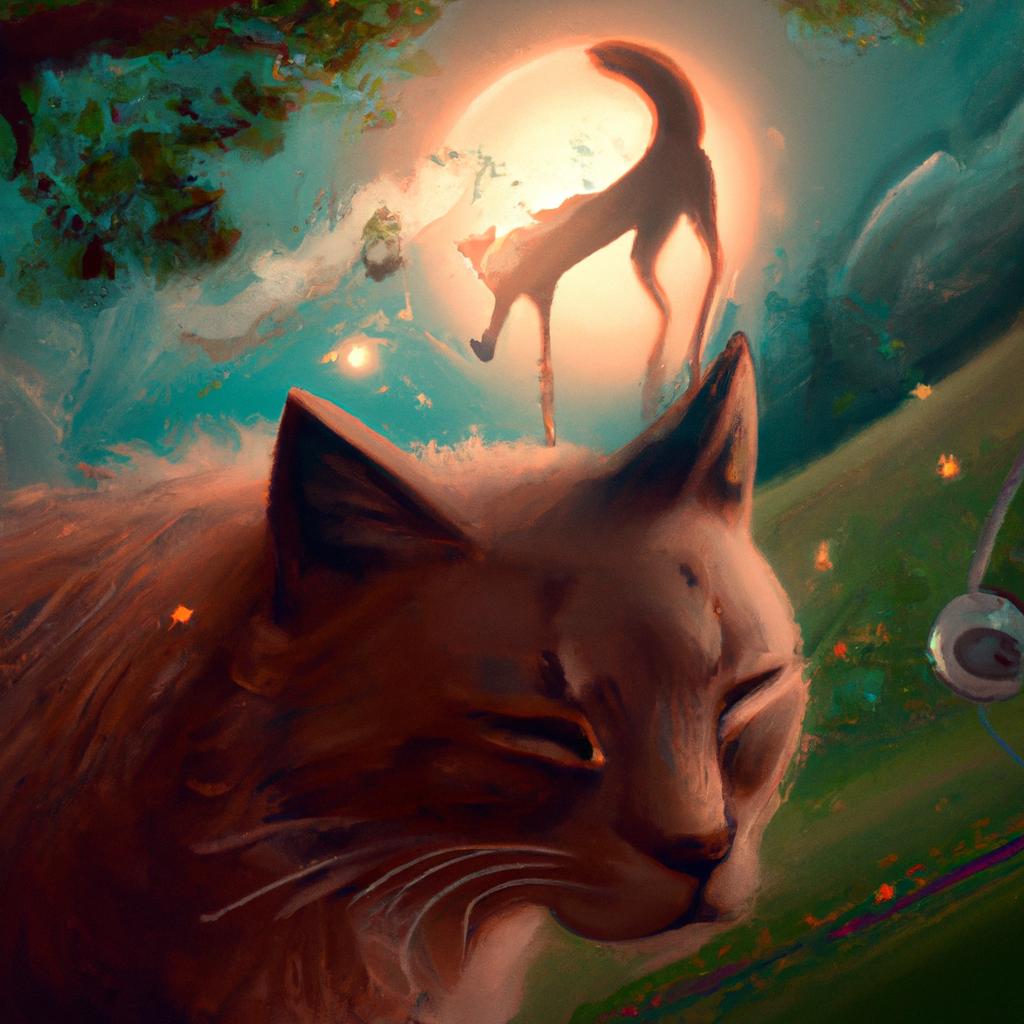 Imagem de capa do post "Descubra o que Sonhar Com Gato Raivoso Significa!" com um desenho digital