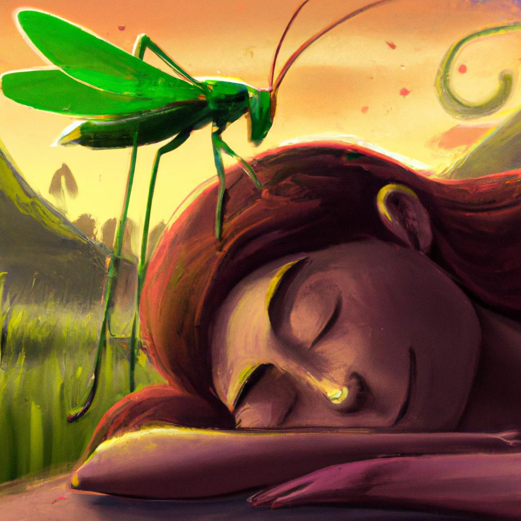Imagem de capa do post "Descubra o que Significa Sonhar com Grilo Jogo do Bicho!" com um desenho digital