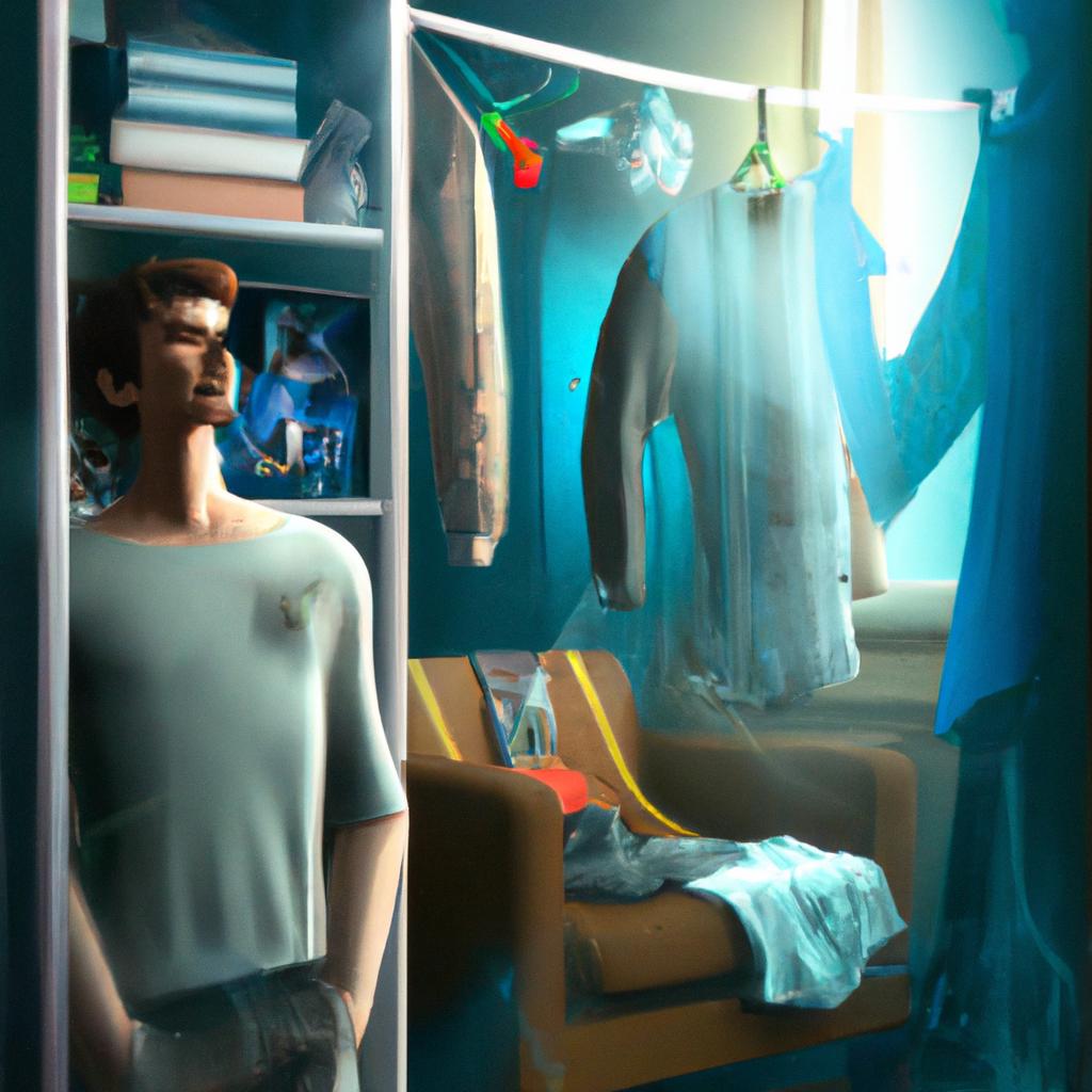 Imagem de capa do post "Descubra o Que Significa Sonhar com Guarda Roupa de Outra Pessoa!" com um desenho digital