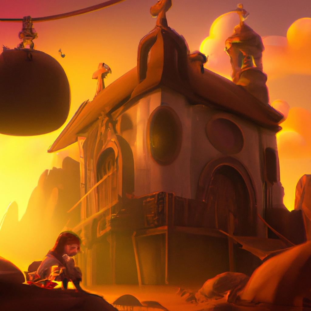 Imagem de capa do post "Descubra o que Significa Sonhar com Igreja e Jogo do Bicho!" com um desenho digital