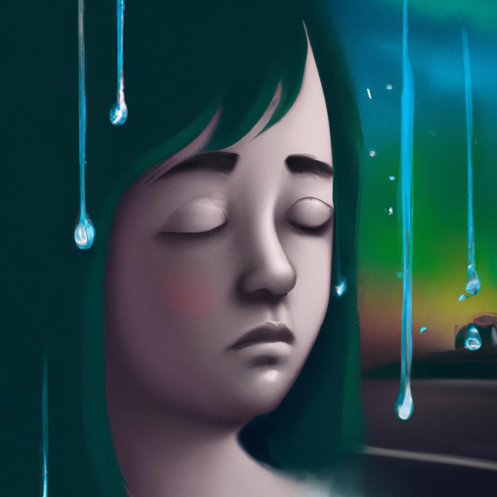 Imagem de capa do post Sonhar com Lágrimas: Descubra o Significado! com um desenho digital