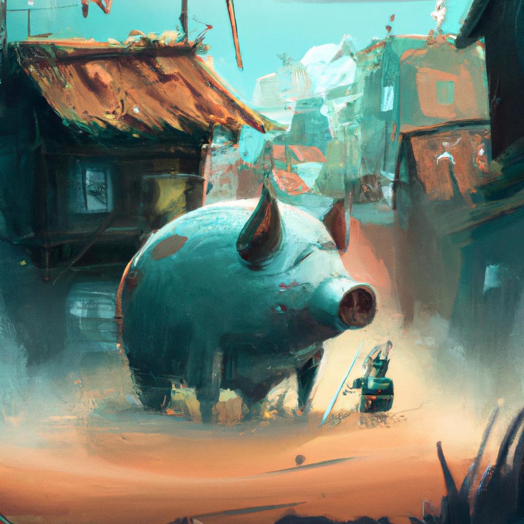 Imagem de capa do post Sonhar com Lama e Porco: Entenda o Significado! com um desenho digital