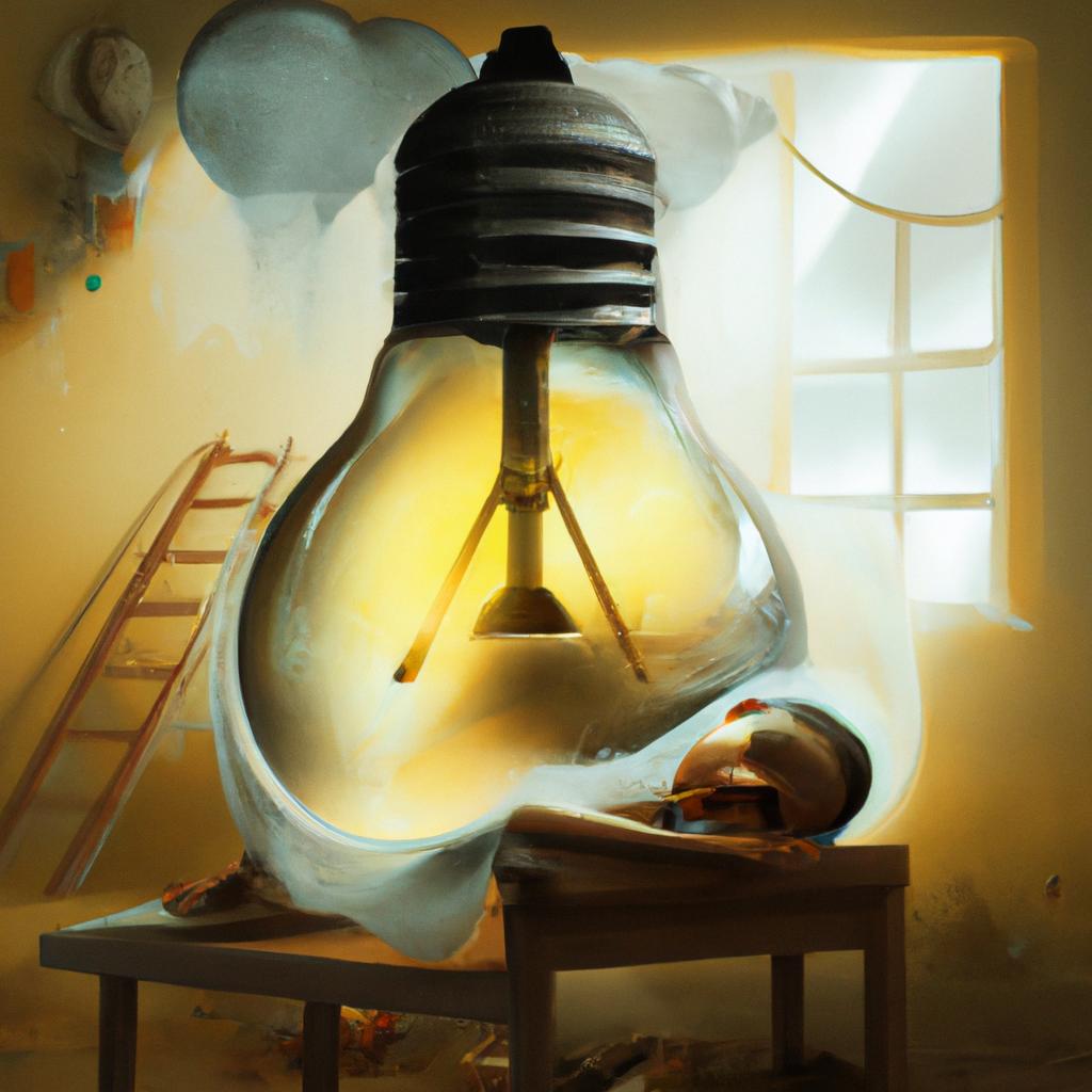 Imagem de capa do post Sonhar com Lampada Queimada: Entenda o Significado com um desenho digital