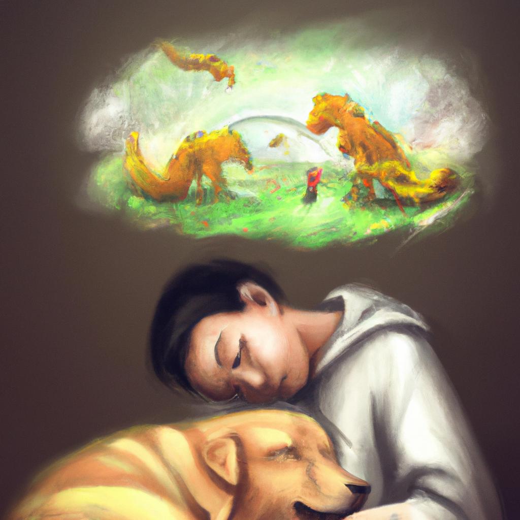 Imagem de capa do post Descubra o que Significa Sonhar com Larvas Saindo do Cachorro! com um desenho digital