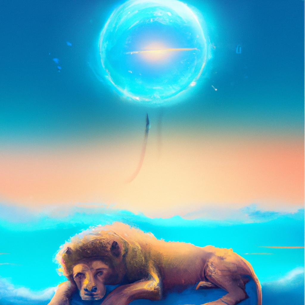 Imagem de capa do post Descubra o que Significa Sonhar com Leão! com um desenho digital